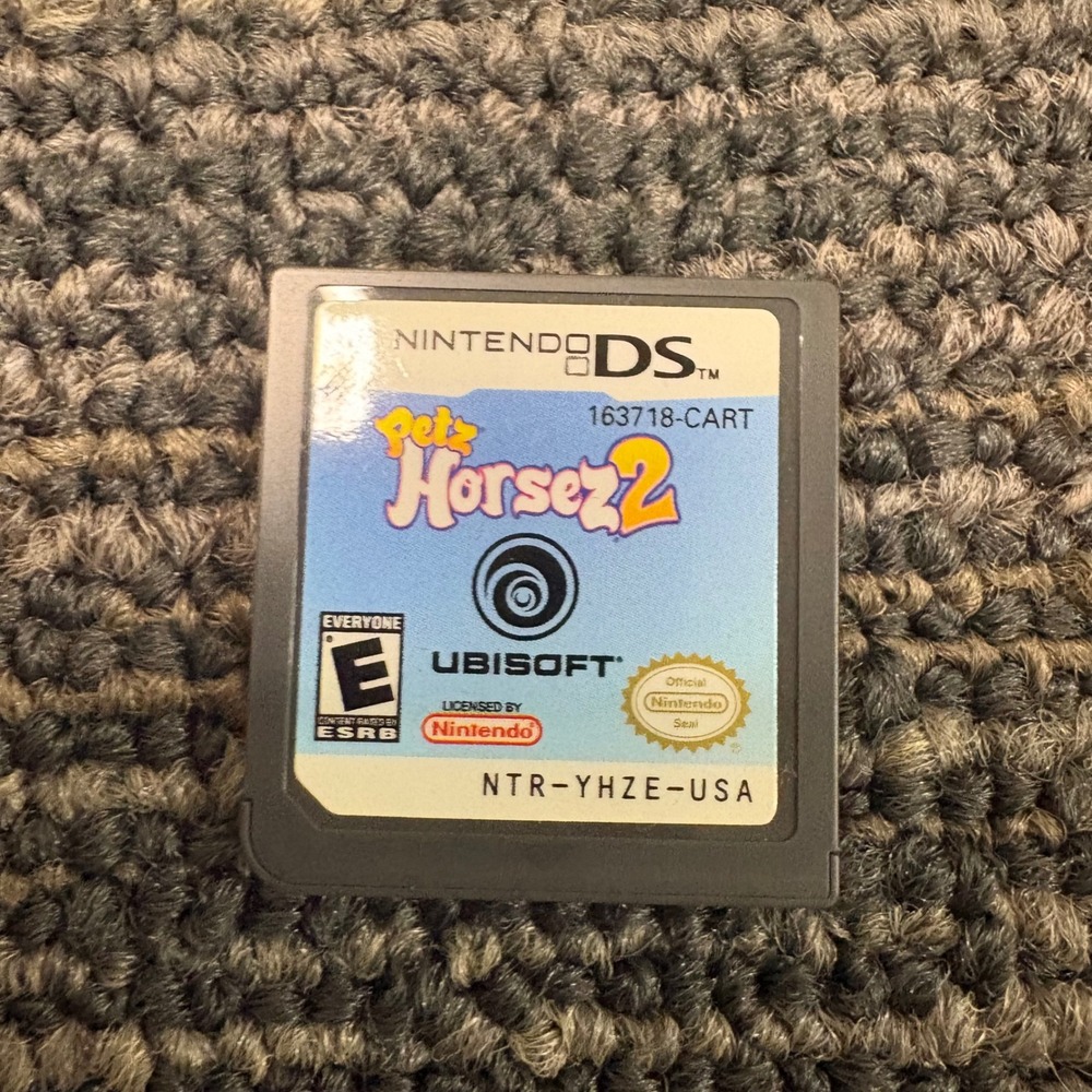Y2K Nintendo DS Petz Horsez 2 Ubisoft Video Game Cartridge NTR-YHZE-USA